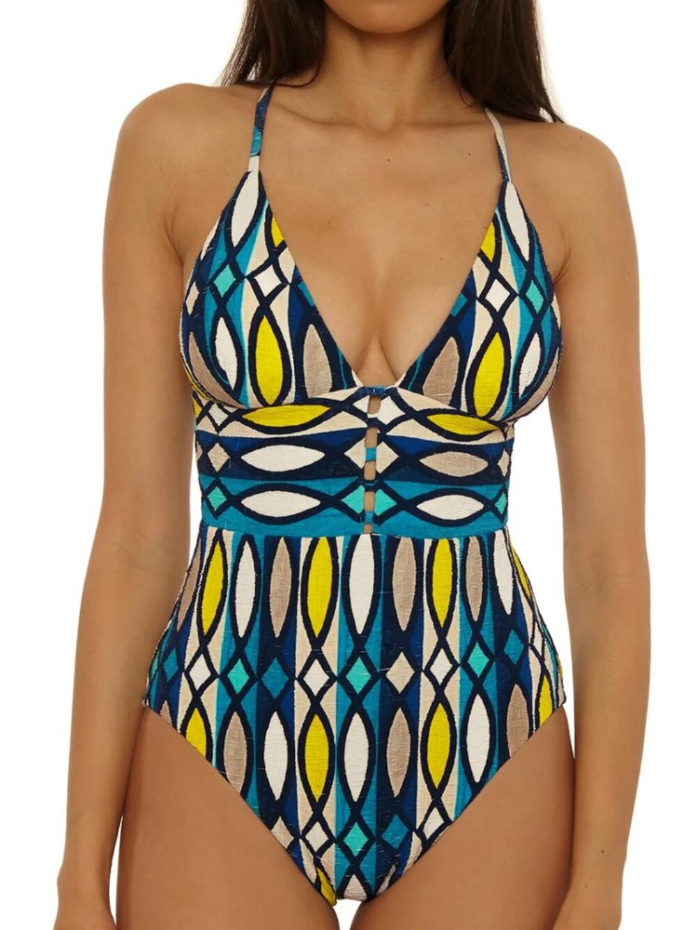 ✨Trina Turk Paros Empire One-Piece Swimsuit - Paros 6 NWT